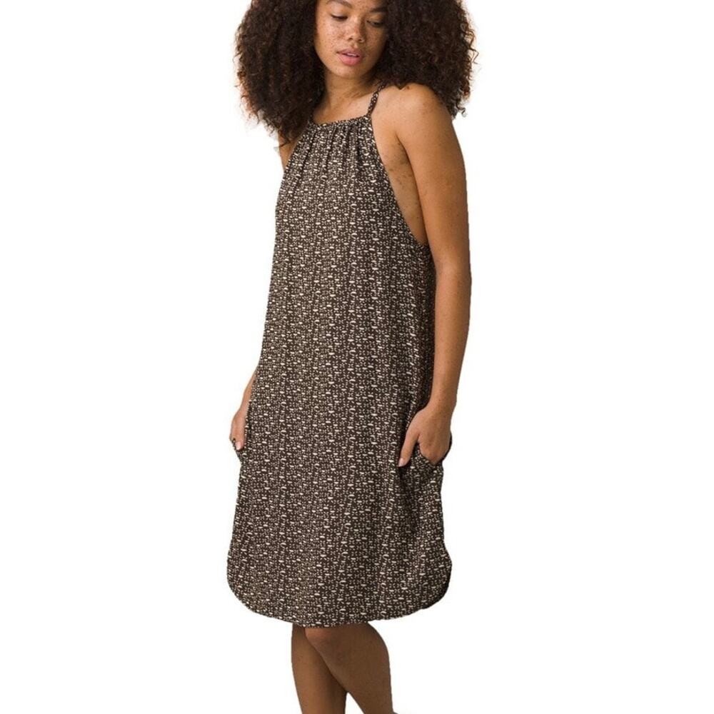 prAna Women’s Epicanopy Tencel Hemp Blend Sleeveless Dress Size Large